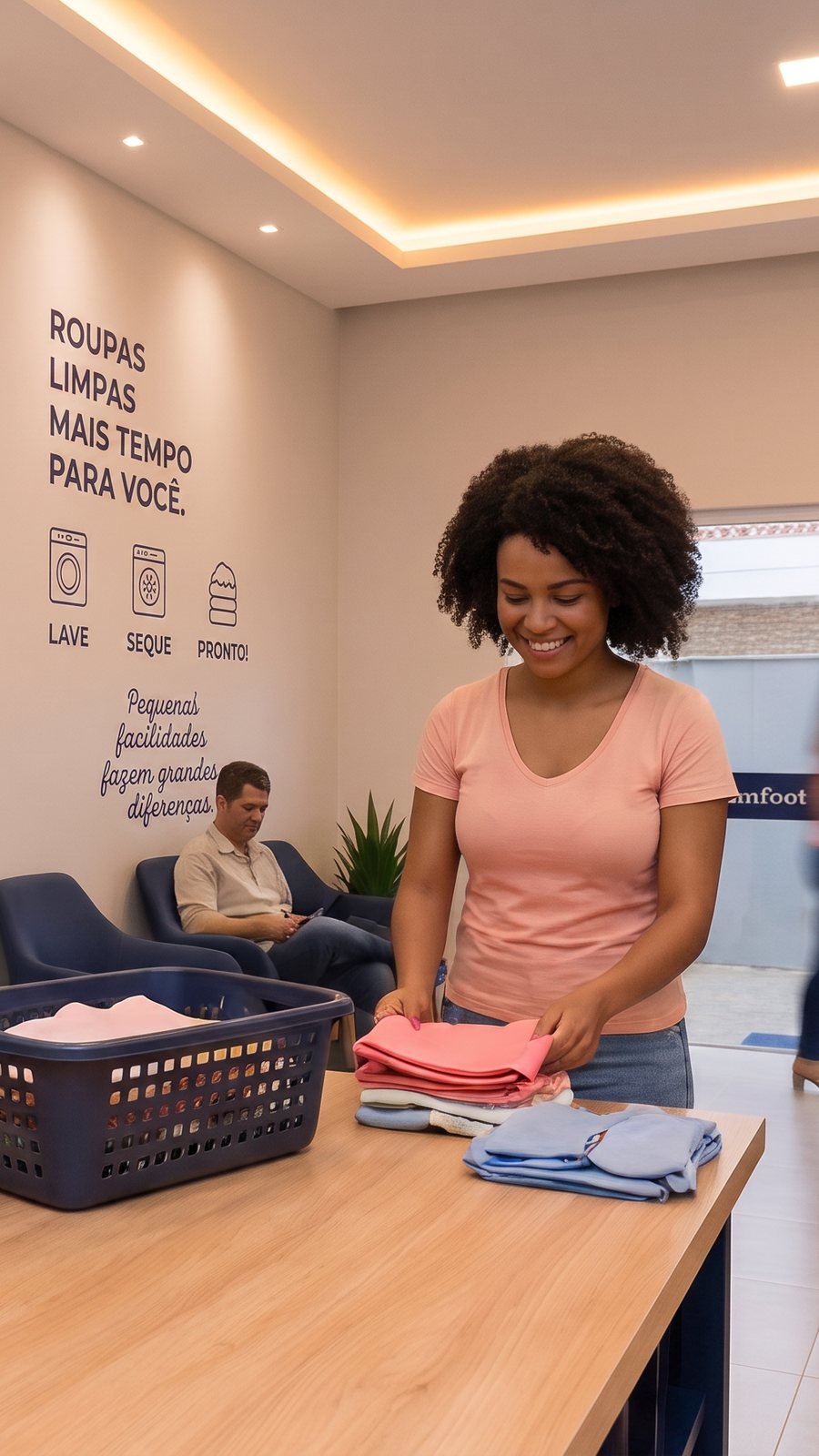 Clientes de perfis diferentes usando a Auxílio Lav ao mesmo tempo